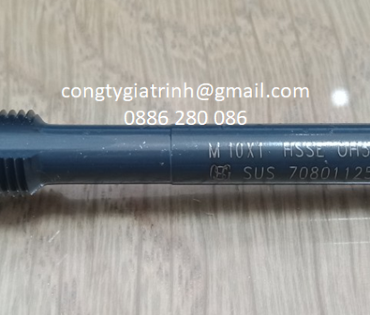 MŨI TARO THẲNG ĐEN OH5-EX-SUS-POT-M10X1.0