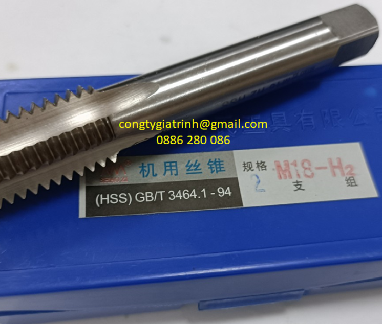 TARO THẲNG TRẮNG HS-HSS-M18x2.0