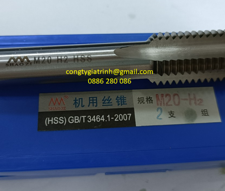 TARO THẲNG TRẮNG HS-HSS-M20x2.5