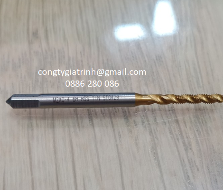 TARO XOẮN VÀNG HSS M2x0.4_TESKA