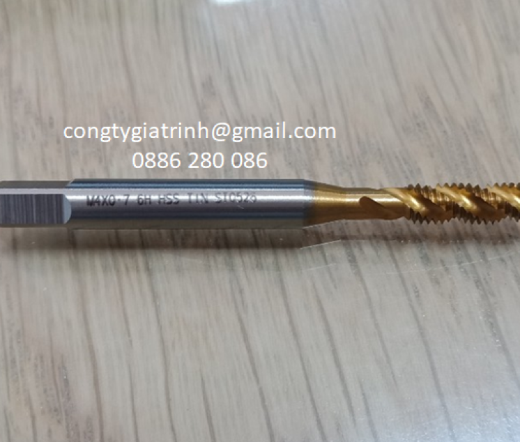 TARO XOẮN VÀNG HSS M4x0.7_TESKA