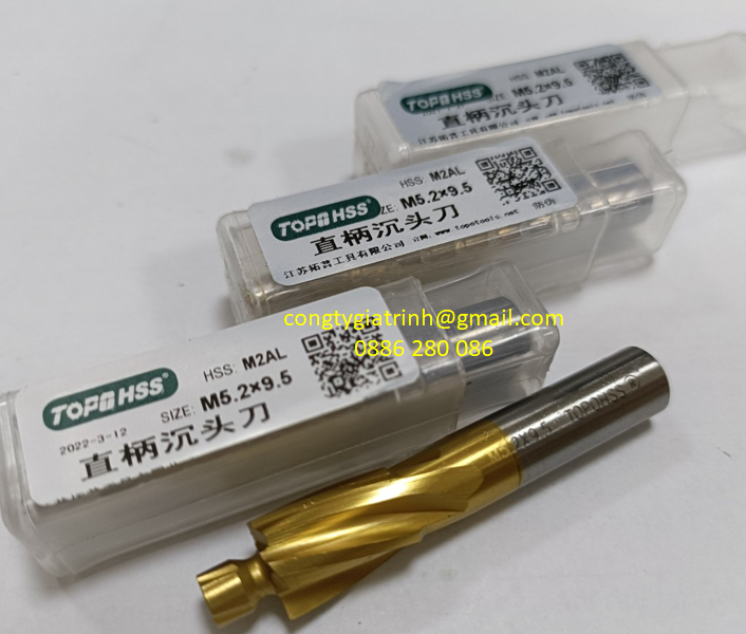 Dao phay bật TOPO Tin M5 (5.2x9.5)