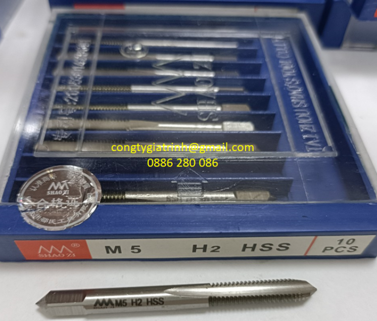 TARO THẲNG TRẮNG HS-HSS-M5x0.8