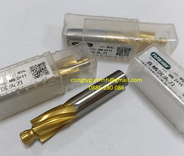 Dao phay bật TOPO Tin M6 (6.2x11)