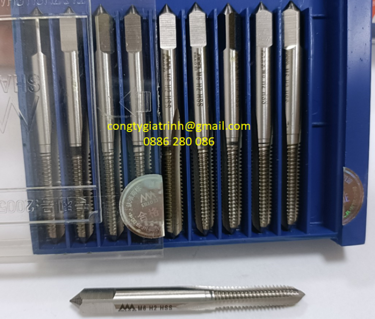 TARO THẲNG TRẮNG HS-HSS-M6x1.0
