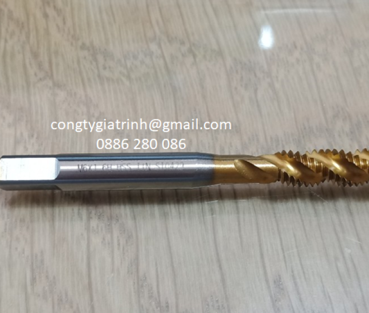 TARO XOẮN VÀNG HSS M6x1.0_TESKA