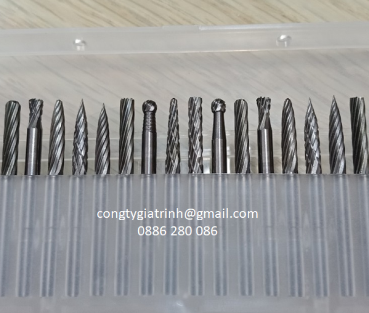 Mũi mài hợp kim 3x3 ( hộp 20 cây #)