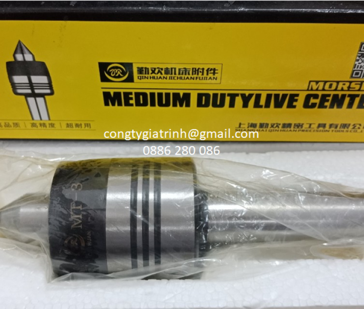 Mũi chống tâm máy tiện HK (quay) MT3_HỢP KIM