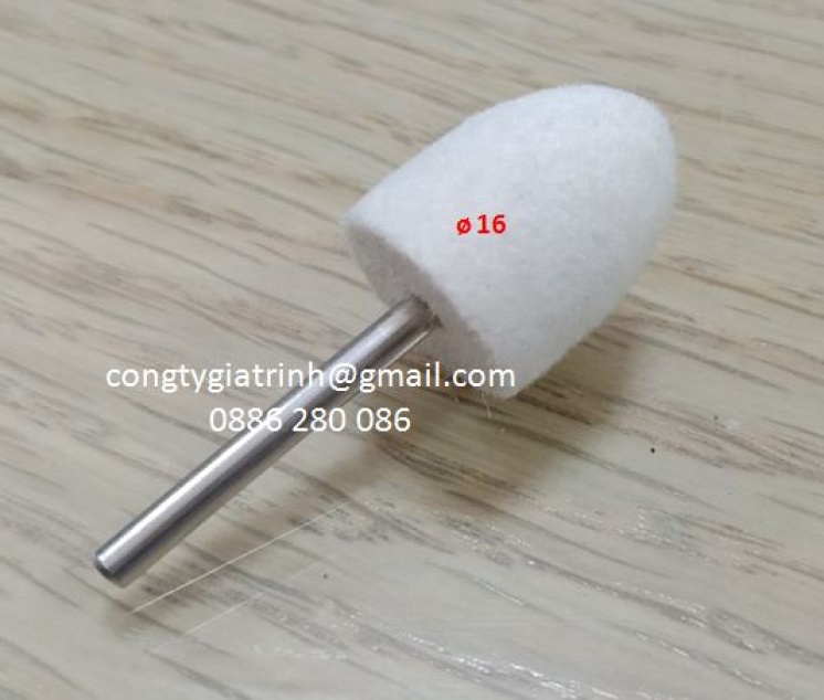 Nỉ trắng nhọn 3X16