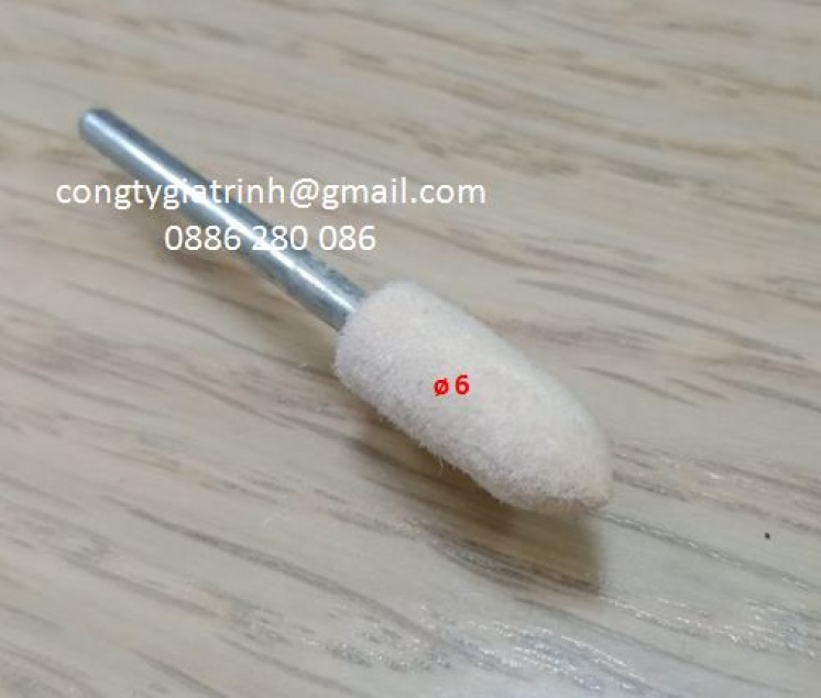Nỉ trắng nhọn 3X6