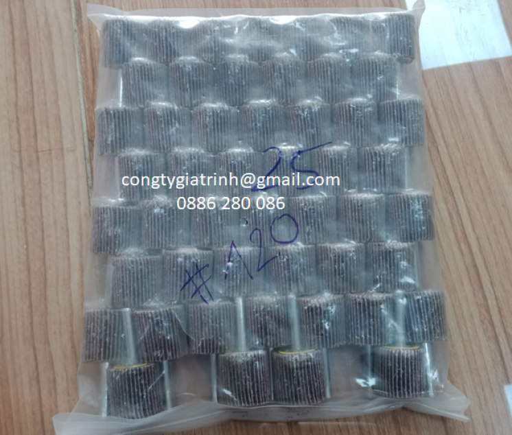 NHÁM XẾP TRỤ 25X25X6MM #120