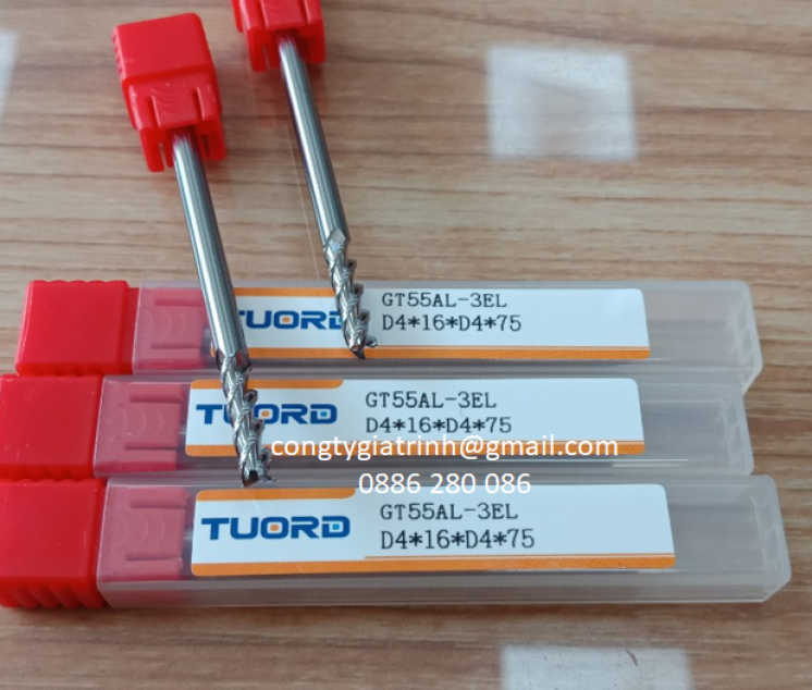 Dao phay nhôm GT55AL-D4X16X75X3T