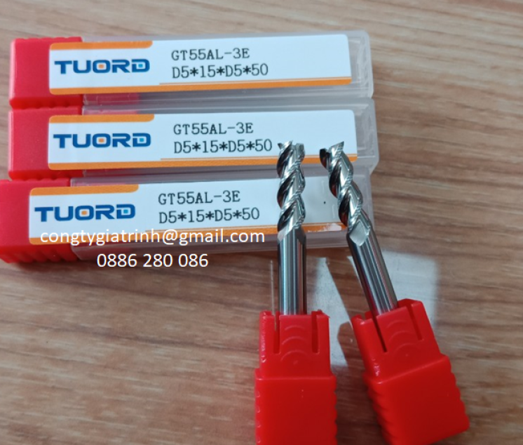 Dao phay nhôm GT55AL-D5X15XD5X50X3T