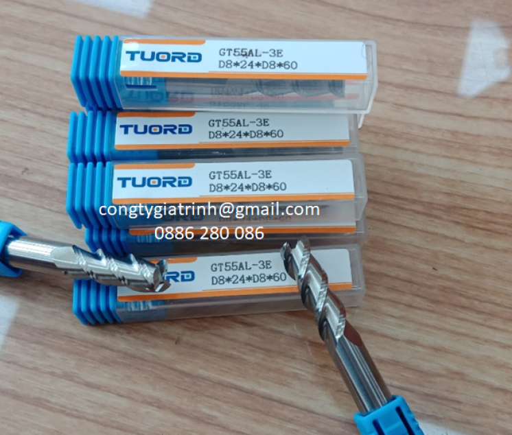 Dao phay nhôm GT55AL-D8X24X60X3T
