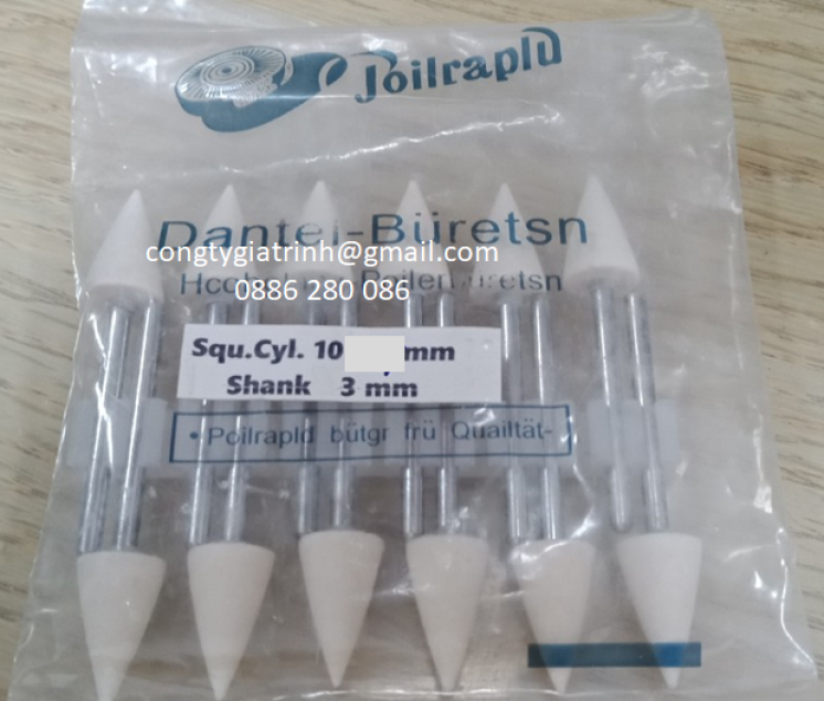 Nỉ trắng nhọn ∆ ø10x3 Joilraplu