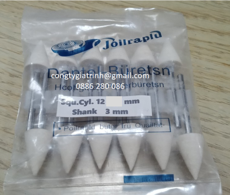 Nỉ trắng nhọn ∆ ø12x3 Joilraplu