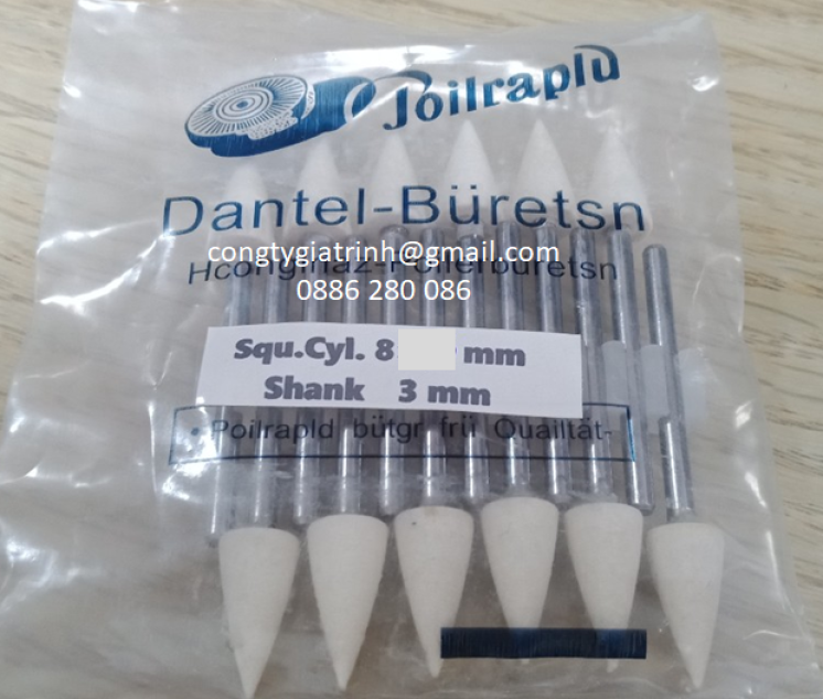 Nỉ trắng nhọn ∆ ø8x3 Joilraplu