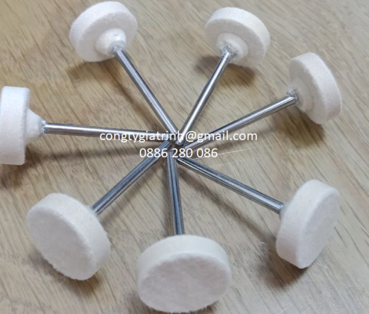 Nỉ trắng chữ T  ø20