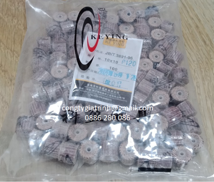 Nhám xếp 10x10x3 #120