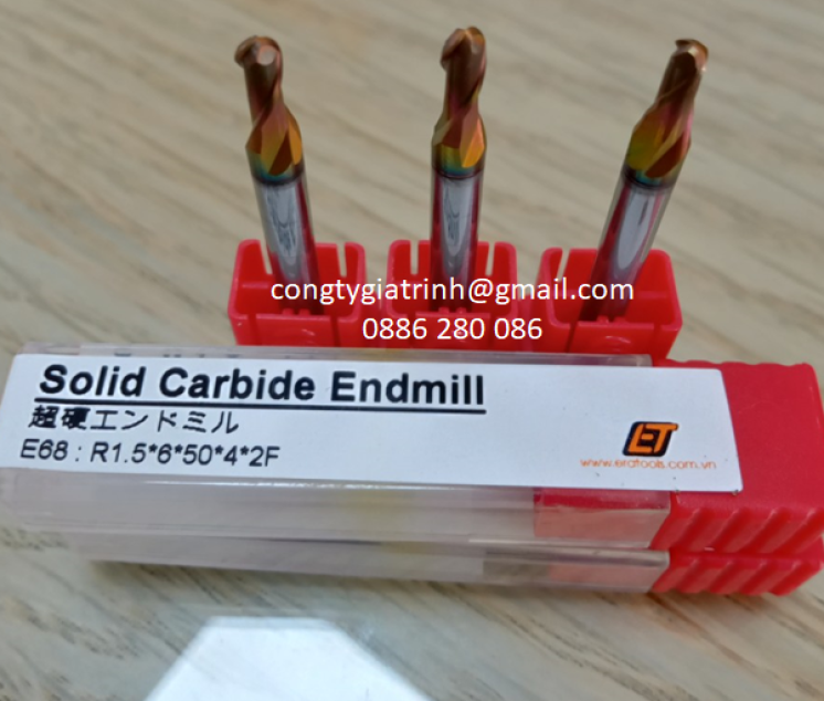 Dao phay cầu E68- D3R1.5X6X50X2T