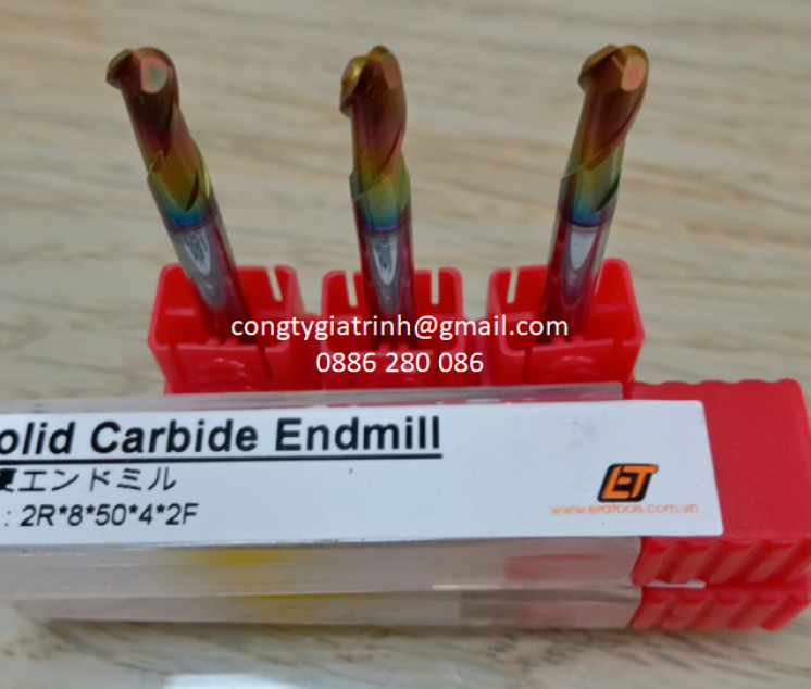 Dao phay cầu E68- D4R2X8X50X2T