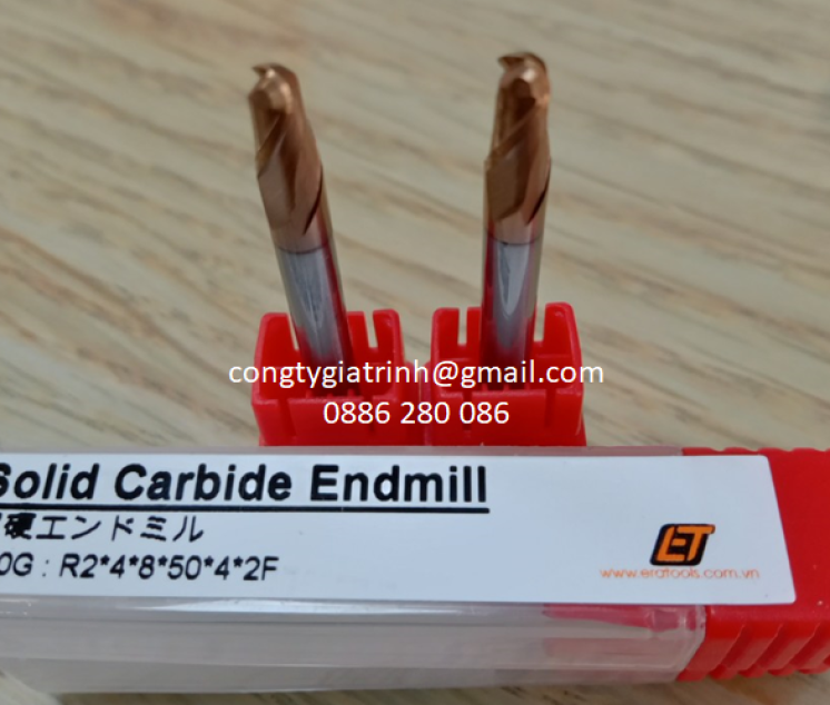 Dao phay cầu N60- D4R2X8X50X2T