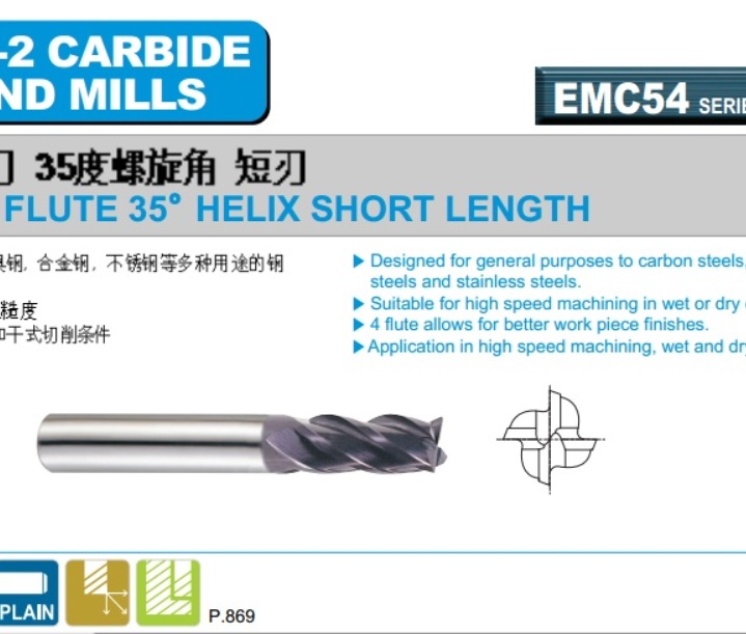 PHAY HỢP KIM 4 ME K2-EMC54