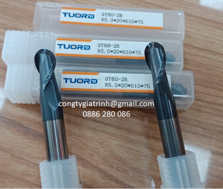 Dao phay GT60 D10R5X20X75X2T