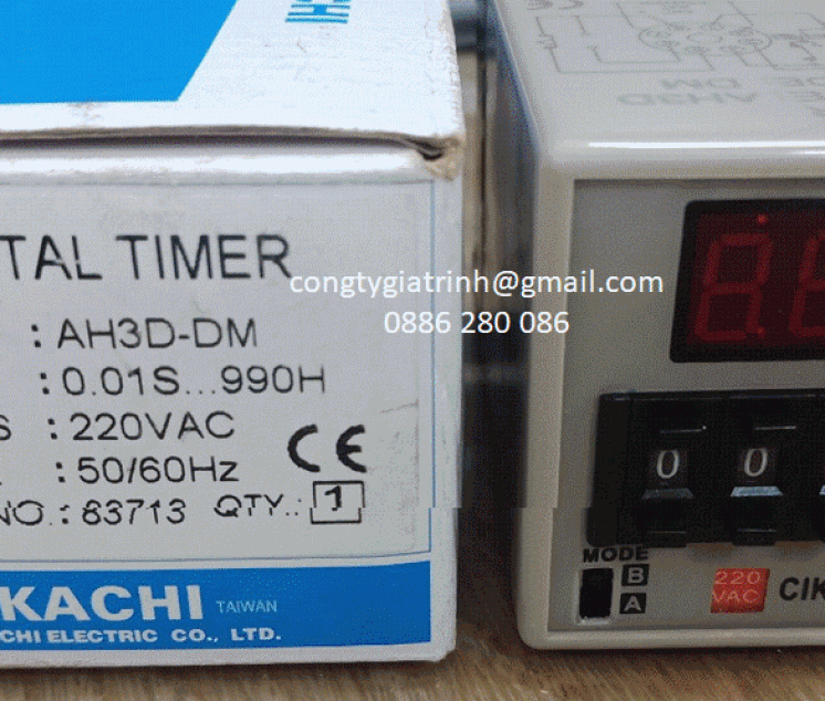 RƠLE THỜI GIAN CIKACHI AH3D-DM