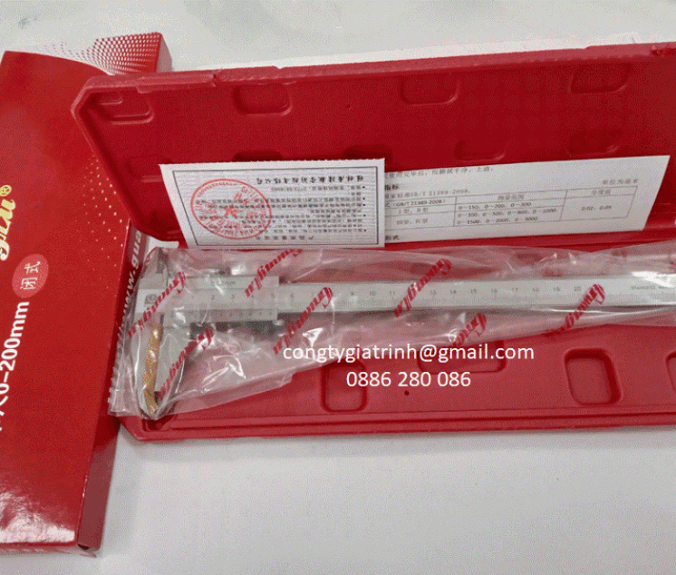 THƯỚC CẶP CƠ 0-200
