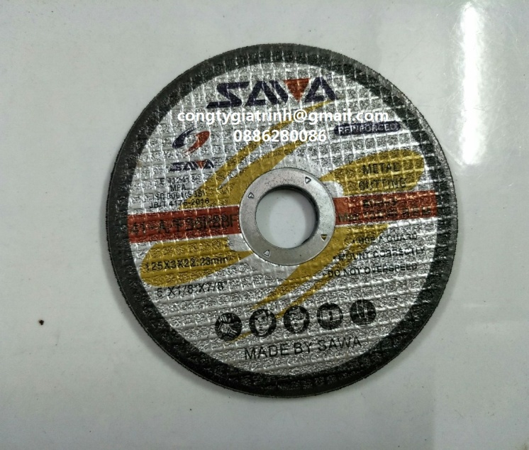 ĐÁ CẮT KIM LOẠI 125X3.0X22.23 (LƯỚI)