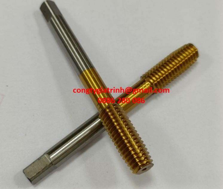 TARO NÉN ĐẦU BẰNG CÓ RÃNH HSS-PM-TIN M8X1.25