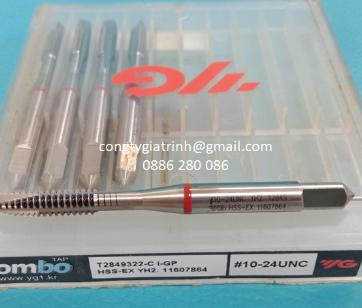 Taro thẳng trắng #10-24UNC