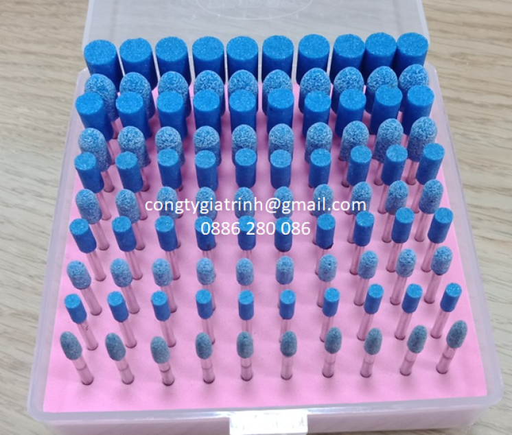 BỘ TỔ HỢP ĐÁ MÀI CÀ REM MÀU XANH