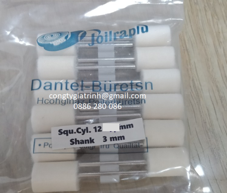 Nỉ trắng trụ ø12x3 Joilraplu