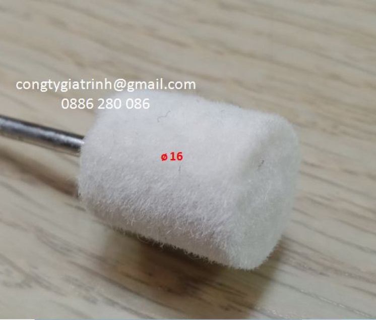 Nỉ trắng trụ 3X16