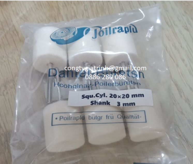 Nỉ trắng trụ ø20x3 Joilraplu