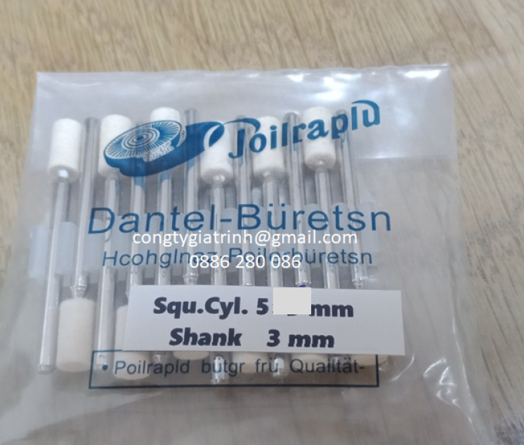 Nỉ trắng trụ ø5x3 Joilraplu