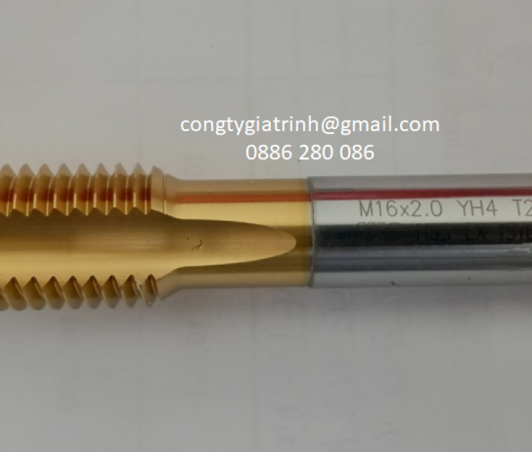 Taro thẳng vàng M16X2.0 YH4 95.0L