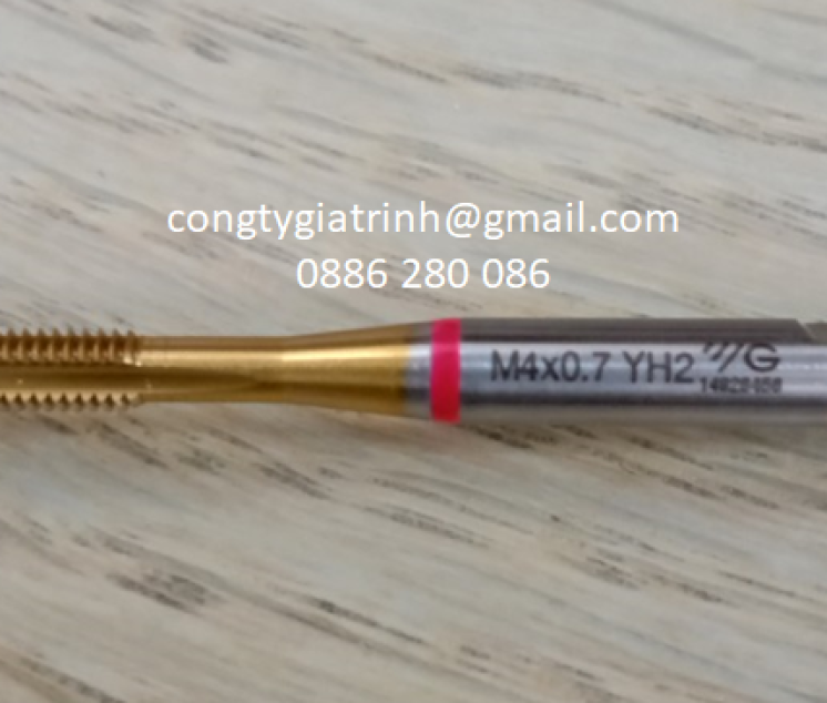 Taro thẳng vàng M4X0.7