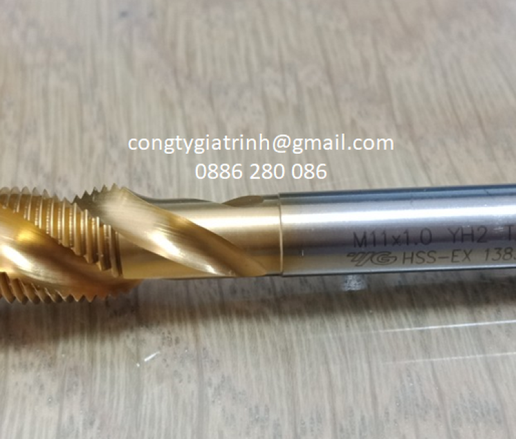 Taro xoắn vàng M11X1.0