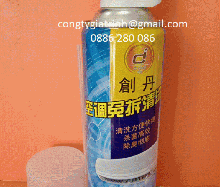 CHAI XỊT VỆ SINH MÁY LẠNH