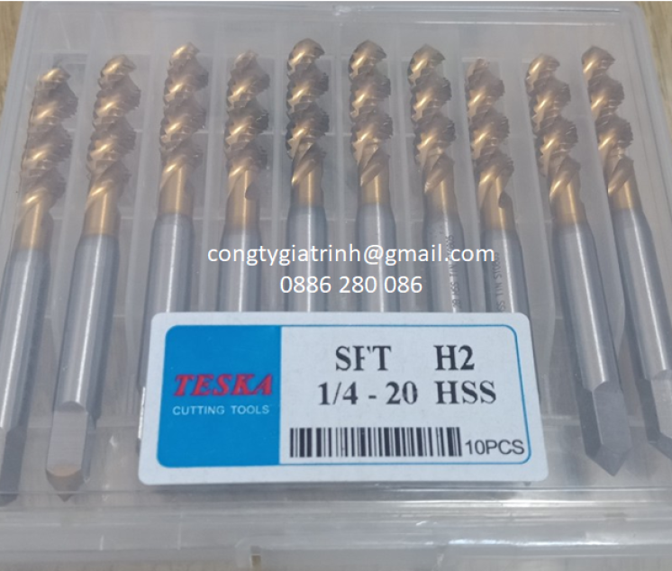 TARO XOẮN VÀNG HSS 1/4-20UNC_TESKA