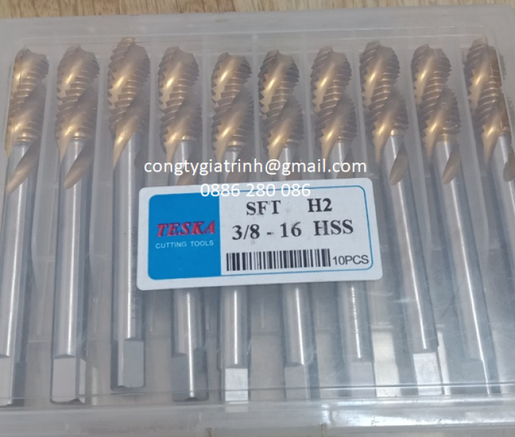 TARO XOẮN VÀNG HSS 3/8-16UNC_TESKA
