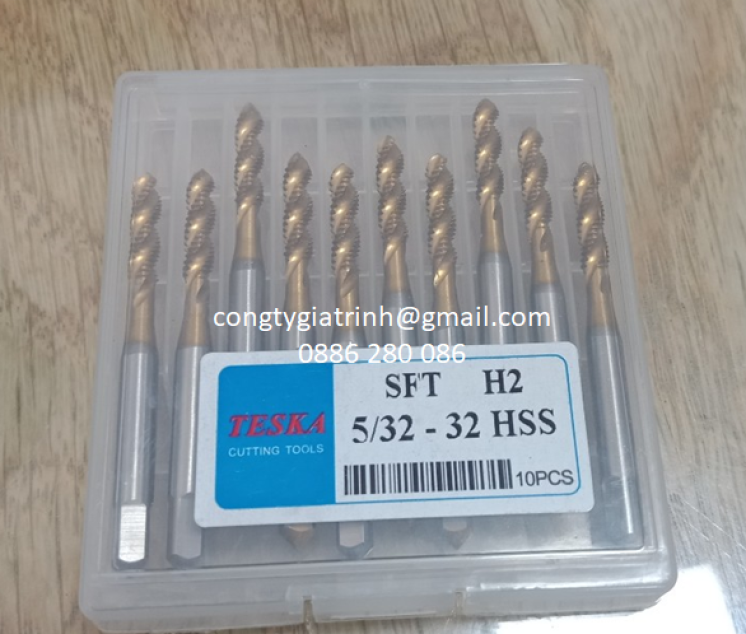 TARO XOẮN VÀNG HSS 5/32-32UNC_TESKA
