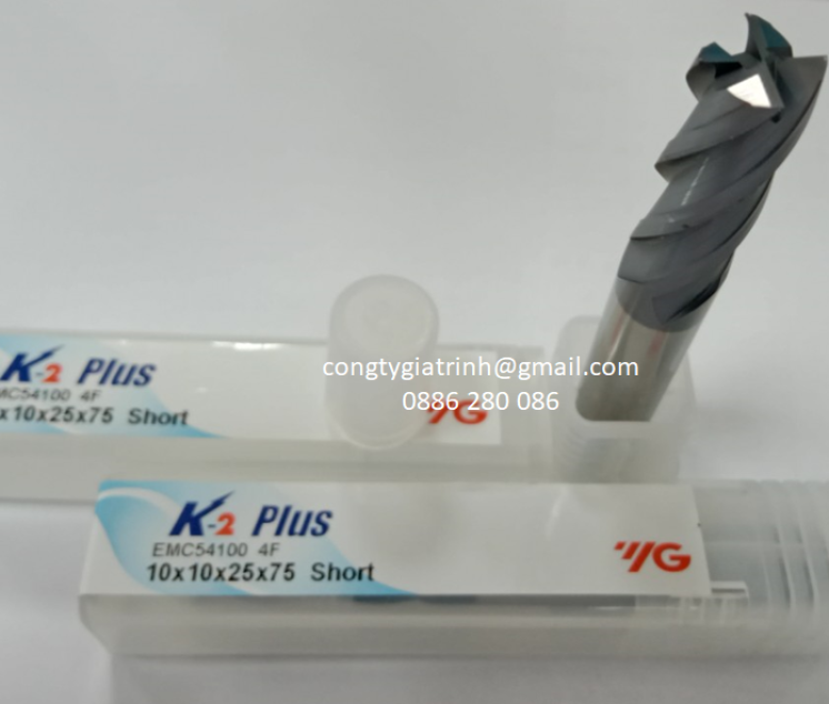 Dao phay hợp kim K2 Plus D10X25X75X4T YG