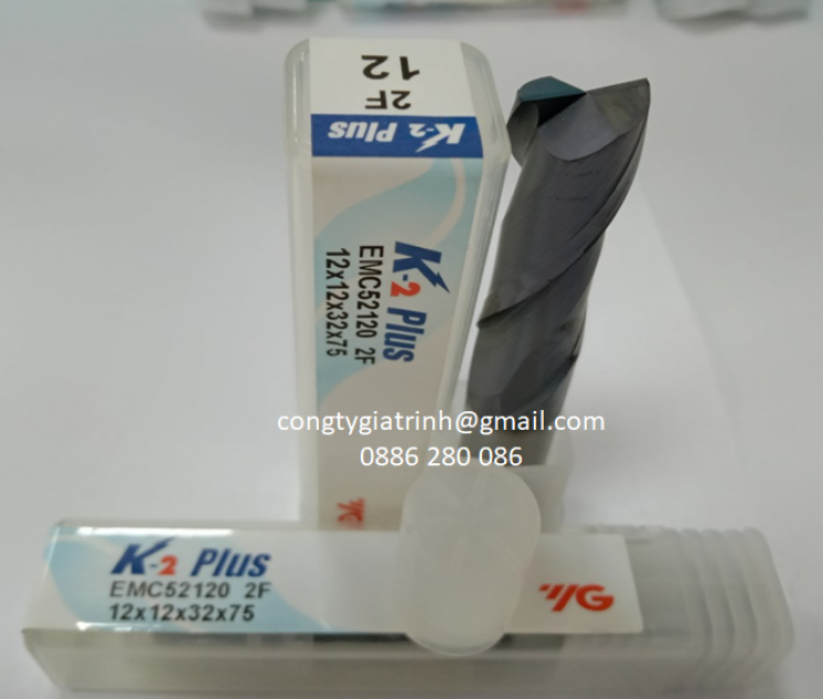 Dao phay hợp kim K2 Plus D12X32X75X2T YG