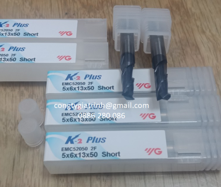 Dao phay hợp kim K2 Plus D5X13XD6X0X2T YG