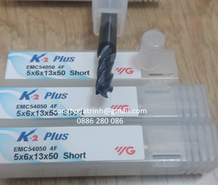 Dao phay hợp kim K2 Plus D5X13XD6X0X4T YG