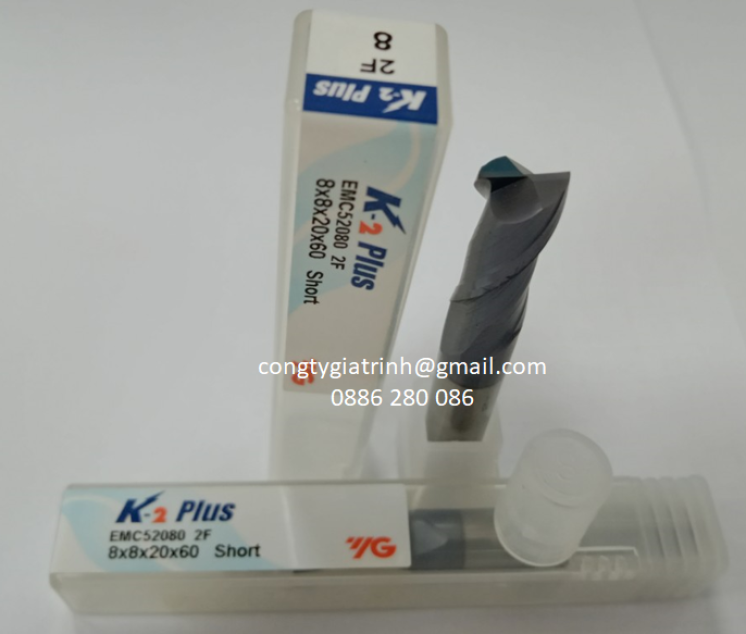 Dao phay hợp kim K2 Plus D8X20X60X2T YG